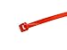 Monoprice Cable Tie 4 inch 18LBS, 100pcs/Pack - Red