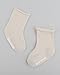 Petescilla Baby Toddler Unisex Rollable Top Crew Socks Size 0-2, 2-4 Solid Color (M (2y-4y))