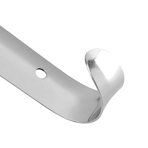 Yesbaby Comfortable Long Handled Stainless Steel Shiny Silver Metal Shoe Horn Shoehorn for Seniors Elderly, Pregnant - Thumbnail 7