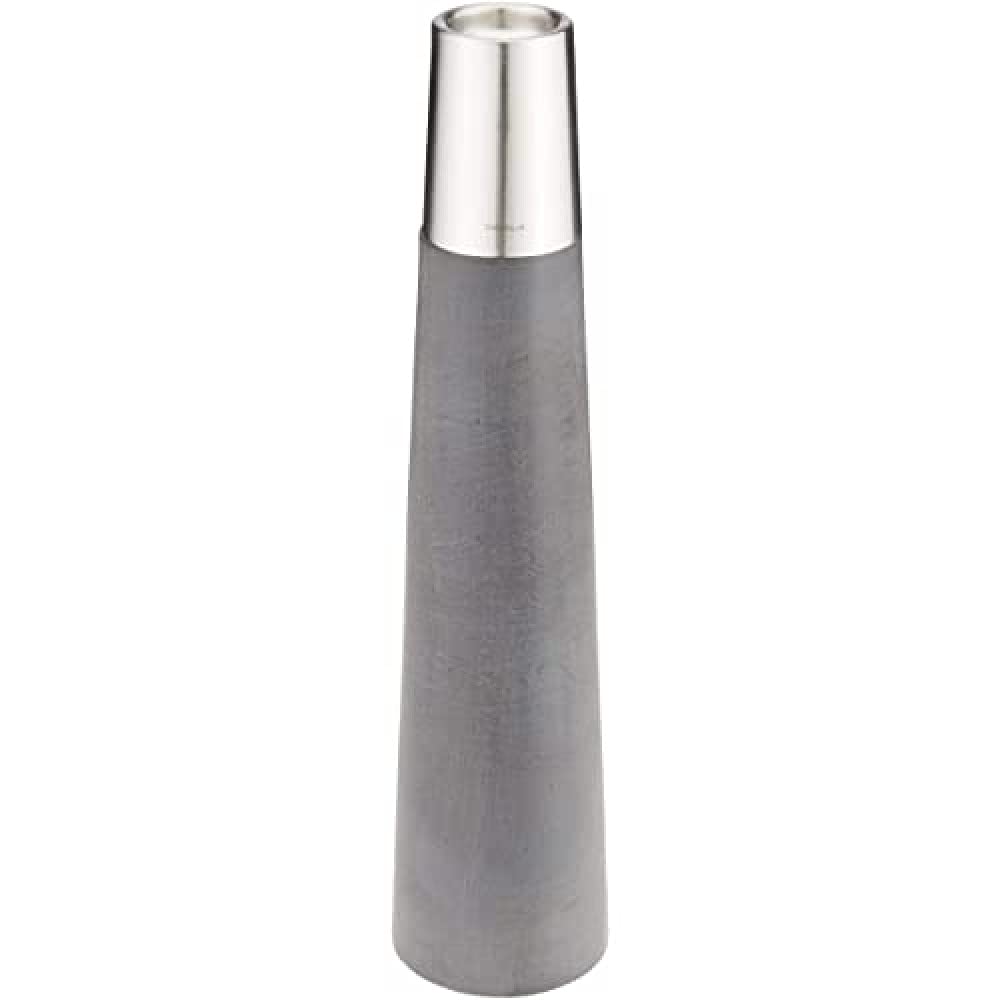 Blomus Candlestick w/Candle, 30,5 cm, Stainless-Steel, Grey, H 30, 5 cm, Ø 7 cm