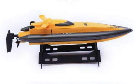 14" Mini Radio Control Speed Racing Boat 956 w/Water Cooling System R/C Ready To Run (Yellow)