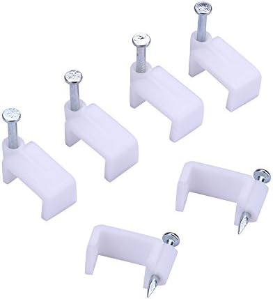 Tingkam 10MM Strip Light Mounting Bracket Fixing Clip-1 Side Fixing Covered Ideal for 10mm Wide Waterproof led Lights(Pack of 100pcs)