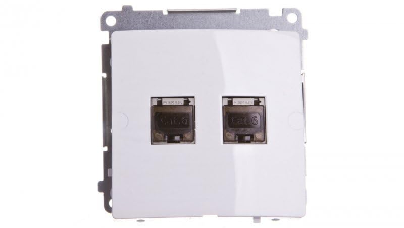 Kontakt-Simon BM62E.01/11 Socket White Plastic IP20, 75 mm 44 mm 75 mm