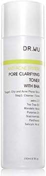 dr wu pore clarifying toner with bha