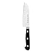 HENCKELS Classic Razor-Sharp Hollow Edge Santoku Knife 5 inch, German Engineered Informed by 100+ Years of Mastery, Black/Stainless Steel