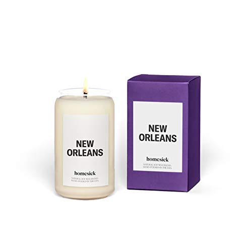 Homesick Premium Scented Candle, New Orleans Scents of Orange, Bay