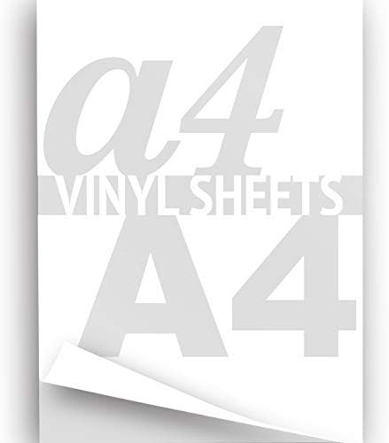 JasonCarlMorgan A4 White 297x210mm 1x Hot Flex Iron On Heat-adhesive Clothing Garment Vinyl