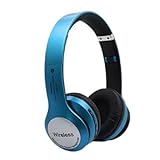 Sony Xperia XZ Premium compatible B20 Wireless / Bluetooth Headphone With FM and SD Card Slot/ with music and calling controls (Blue) BY JOKIN