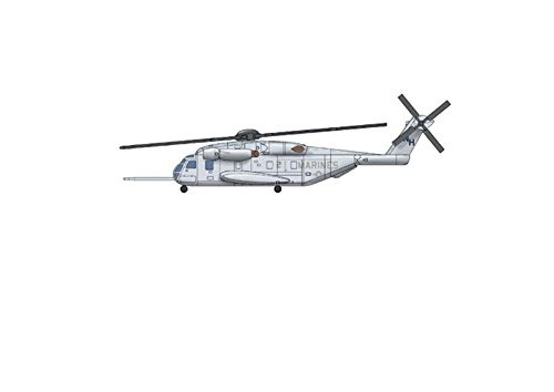 Trumpeter Sikorsky Ch-53E Model Kit, 1/700-Scale