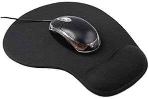 Comfort Wrist Rest Support Mat Computer Pc Laptop Mouse Mice Pad Black