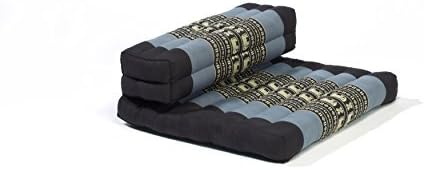 myZENhome Organic Kapok Filled Dhyana Meditation Cushion (Sage/Brown)