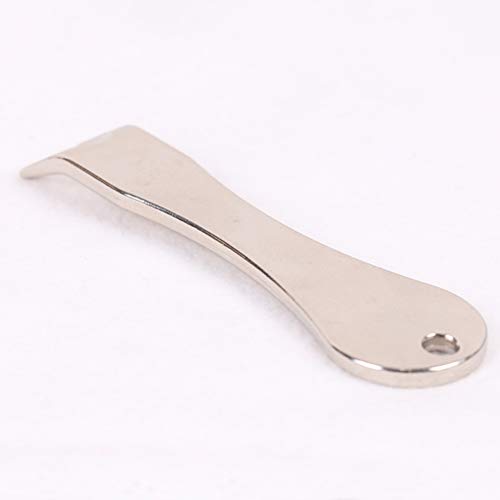 interjunzhan Musical Tool Keychain Guitar Bridge Pin Puller Acoustic Ukulele String Nail Peg (1Pcs) Silver
