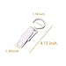 Vinbee 20 PCS Laundry Hooks with Clips Super Strong Plastic Home Travel Swivel Hanging Hanger Closet Organizer Clamps Socks Boot Bras Towels for Bathroom Wardrobe Kitchen Office - 4.3 Inches (White)