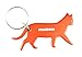 Munkees Cat Bottle Opener Keychain, Mini Pet Kitten Can Opener Key Ring, Small Pocket Lightweight Kitty Beer & Wine Cap Opener for Men, Women, Bartenders, Waiters
