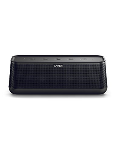 Anker SoundCore Pro+ 25W Bluetooth Speaker with Enhanced Bass and High Definition Sound, 18-Hour Playtime, Water-Resistant, BassUp Technology, Portable Design, Speaker for Home or Backyard