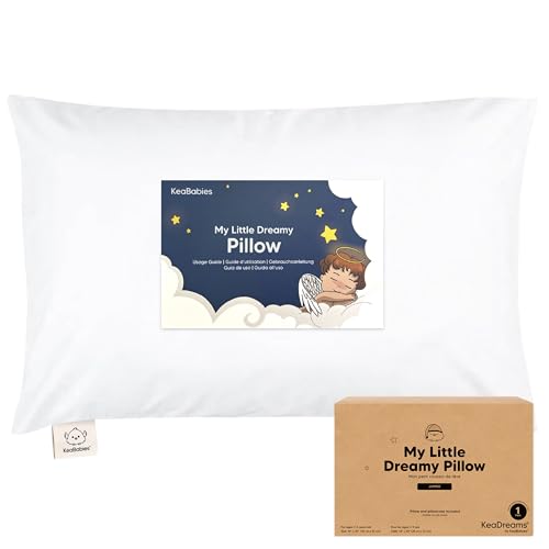 KeaBabies Jumbo Organic Toddler Pillow