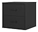 Foremost 327406 Modular 2-Drawer Cube Storage System, Black
