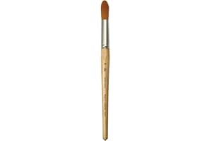 Royal & Langnickel, Jumbo Brush, Medium Gold Taklon, Round 30, R205-30