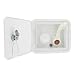 Valterra White A01-2000VP Gravity/City Water Inlet Hatch-Brass, (Carded)