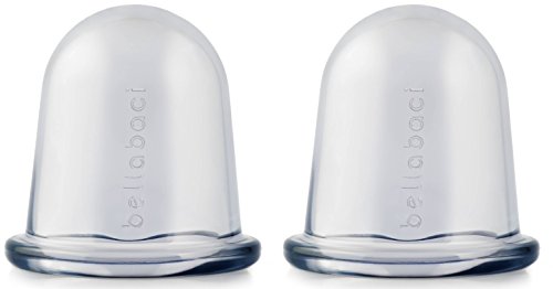 Bellabaci Chinese Super Cups, 2 count - Natural detox kit, aches and pains relief, cups for cellulite - Silicone, high quality, body pain therapy cupping - Ancient Chinese Cupping massage kit system