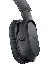 Sony Wireless RF Home Theater   Auriculares inalámbricos (alcance de 150 pies, hasta 20 horas de tiempo de reproducción (negro) y gamuza de limpieza de microfibra Zonoz