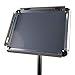 SCZS Sign Holder Stand 11x17 inch-Adjustable Floor Sign-Stand Holder-Poster Stand Snap Open Frame ,Signage Stand Display for Schools,Restaurants,Exhibition hall.（Black-1P）