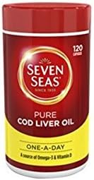 (12 PACK) - Seven Seas Cod Liver Oil One-A-Day Capsules | 120s | 12 PACK - SUPER SAVER - SAVE MONEY