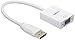 Amazon Basics Display Port to VGA Display Monitor Adapter, 1-Pack, White