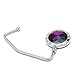 Tapp Collections Purple/Silver Bling Crystal Purse Hanger