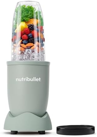 Pro 900 - Batidora Personal Multifunción, Blender Frutas y Verduras, Diseño Compacto, Fácil de Usar y Limpieza Rápida, Extracción de Nutrientes, 900W, Mineral Verde Oliva (NB904MAJD)