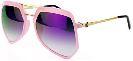 GodBless Unisex Korean Big Frame Polygon Lovers Goggles Sunglasses
