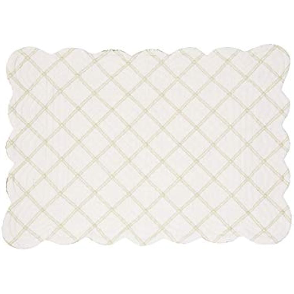 C"F Place Mats Home Grace Placemat Set Of 6 Reversible Cotton Floral