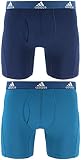 adidas Men's Relaxed Performance Climalite Boxer Brief Underwear (2 Pack)