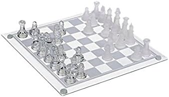 Glass Chess Set Best Board Chess Game Set, Glass Edition, Comes with Chess Set and Board