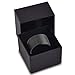 Charming Jewelers Tungsten Wedding Band Ring Black 12mm Men Women Comfort Fit Flat Cut Brushed Polished Size 11