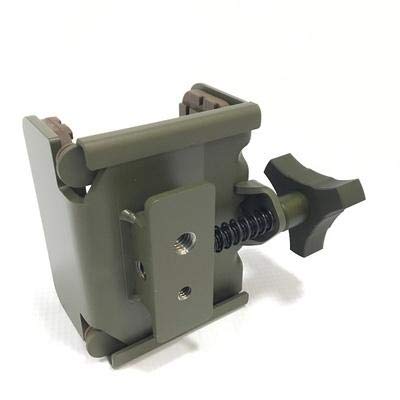 Lightweight Construction and Universal Clamp for Hunting, Shooting and Outdoors, Black/OD Green (OD Green)