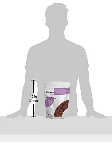 AMAZON BRAND – SOLIMO DUCK JERKY DOG TREATS,2 POUNDS