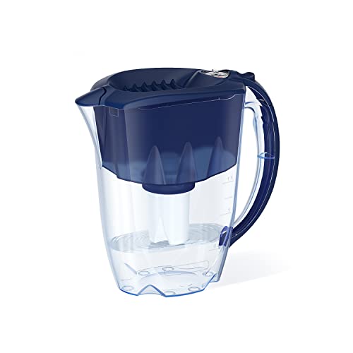 Photo 1 of AQUAPHOR Water Filter Pitcher Ideal 7 Cup with 1 x B15 Filter - Dark Blue