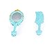 JaxoJoy Princess Beauty Set – Play Pretend Dress Up Jewelry Gift Set for Girls Includes Princess Tiara, Necklace, Earrings, Rings, Comb & Mirror – Recommended for Ages 3+