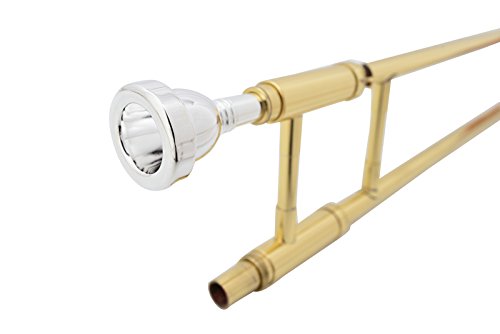 3 Professonal+Silver+Plated+Trombone+Mouthpiece