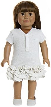 Treasured Dolls Doll 9 - 18 Inch Doll, With medium skin and long light brown hair with a fringe and beautiful brown eyes