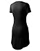 ALL FOR YOU Women's Short Dolphin T-Shirt Dress Made in USA