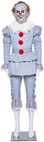 Kasual Adult&Kids Unisex Halloween Clown Costume Outfit Pennywise Cosplay Dress Up