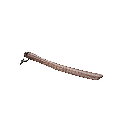 Heycell Walnut Wood Shoe Horn Shoehorn with Long Handle, 15 Inches (Walnut)