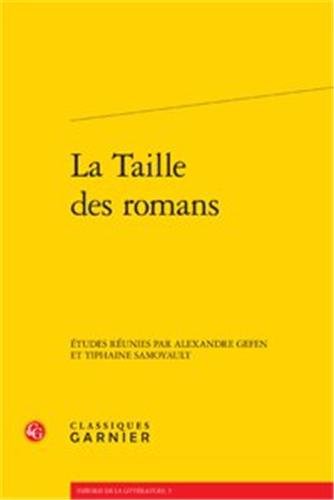 La  taille des romans