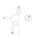 iphone 7 plus cable Delippo [Apple MFI Certified]3.3ft/1m Lightning USB Cable Sturdy Sync & Charge Cord for Apple iPhone 7 6s/6 Plus/ 5S/5C/5 iPad Air Ipod Series PowerLine [2 Pack]