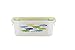 Innobaby Keepin' Fresh Stainless Bento Snack or Lunch Box with Lid for Kids and Toddlers. BPA Free. Green Alligator