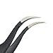 BEYELIAN Eyelash Extension Tweezers, Curved Tip Volume Lash Tweezers, Professional Lash Extension Tweezers, ESD-15