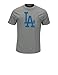 MLB Los Angeles Dodgers Men's Score & Win Tee, Tri Gray Heather, Large