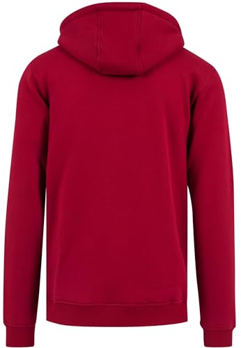 Herren Kapuzenpullover Pray Hoody, Ruby, M, MT275-00207-0046